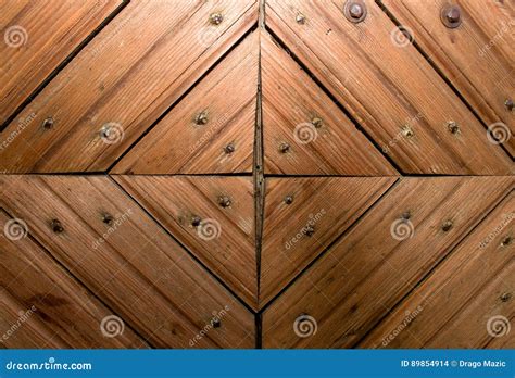 wooden doors   pattern   form   triangle stock photo