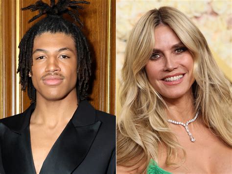 Heidi Klum praises son Henry after he walks runway at Paris Fashion ...