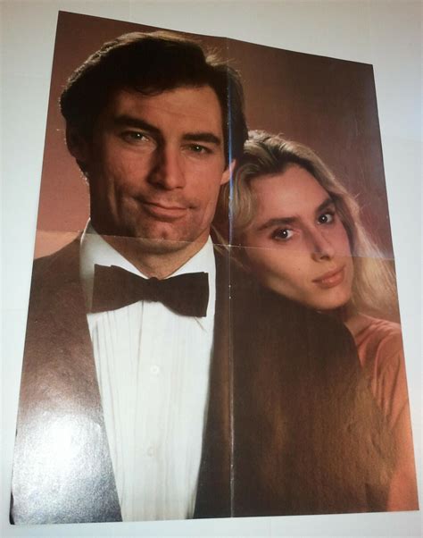 Купить 1990-99 James Bond 007 Poster #11 Timothy Dalton w/maryam d'Abo