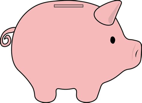 pink piggy bank clipart   pink piggy bank clipart png