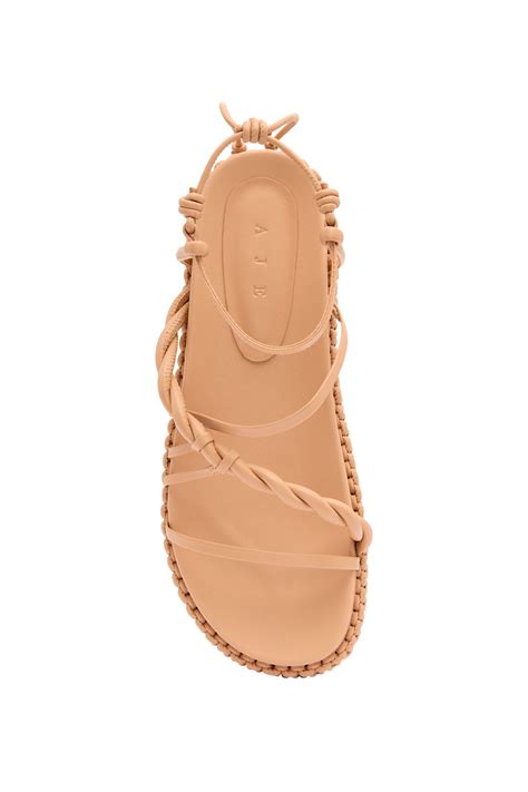 Tryphena Platform Twist Sandal | Sand Beige | Aje – Aje AU