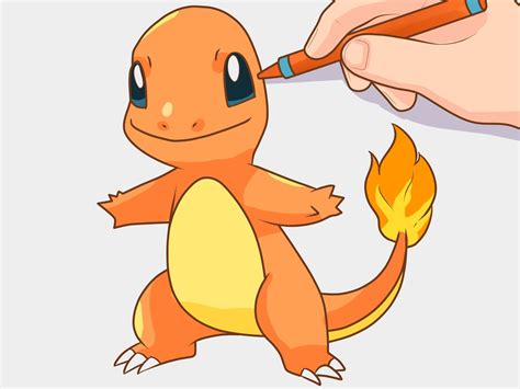 Drawing Of Charmander Pokemon - Pokemon Drawing Easy