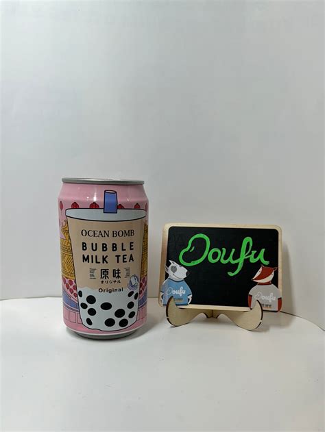 ocean bomb bubble milk tea drink ml tofu mart limited