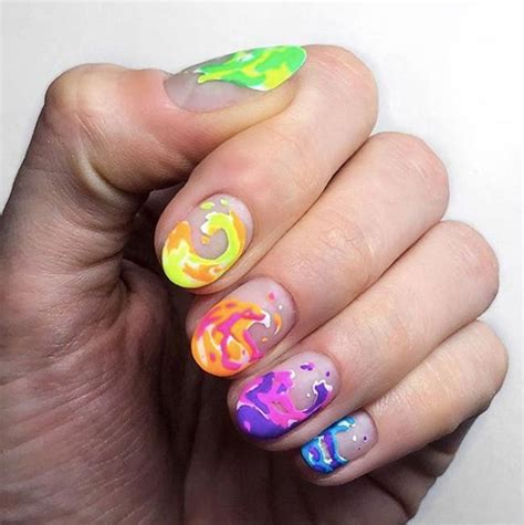 21 Neon Nail Art Ideas to Try This Spring - Brit + Co