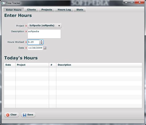 time tracker  softpedia