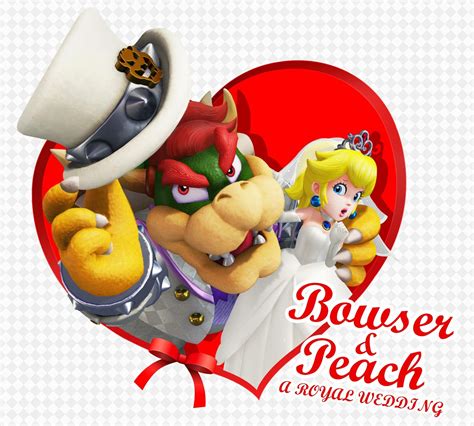 Bowser and Peach's Royal Wedding | Peach wedding, Bowser, Super mario ...