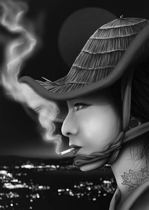 Smoking Traditional Japanese Women on Behance