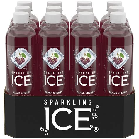 Sparkling Ice Naturally Flavored Sparkling Water, Black Cherry, 17 Fl