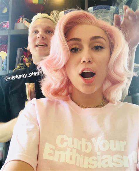 Miley Cyrus Pink Hair