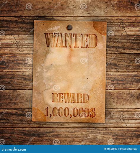 Vintage Wanted Poster Royalty-Free Stock Photography | CartoonDealer ...