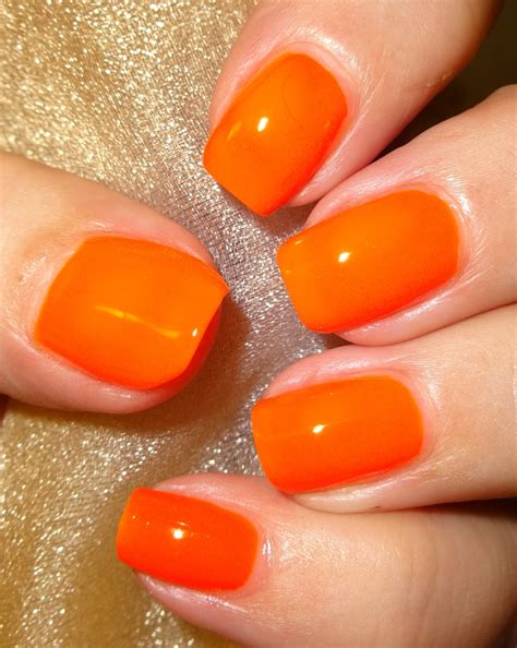 Wendy's Delights: Stargazer Neon Orange Nail Polish