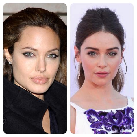 Who has more attractive face Angelina Jolie or Emilia Clarke ? : r