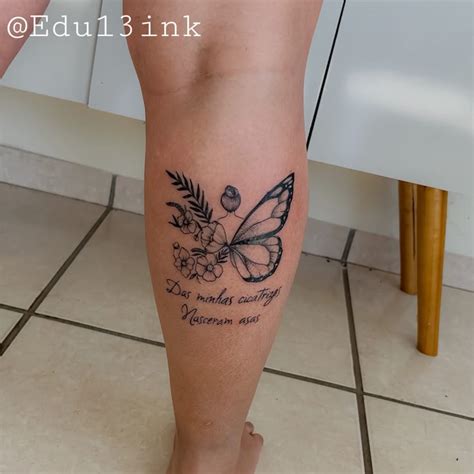 Tatuagem Na Batata - Tatuagem para fazer na batata da perna feminina | Tatuagens para fazer ...
