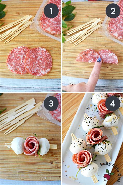 how to make salami roses 12