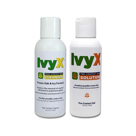 Amazon.com : Ivy X Pre & Post Poison Ivy Treatment - 4 Fl. Oz. Combo