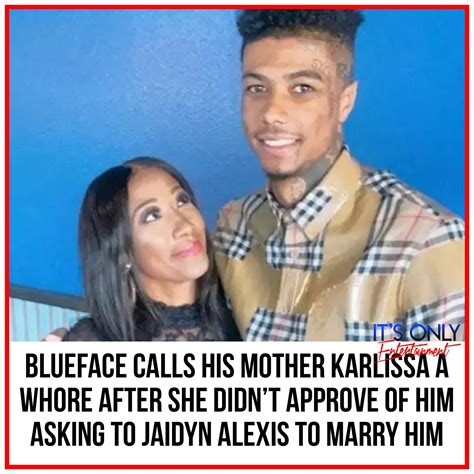 Itsonlyentertainmentdotnet - Blueface Calls His Mother Karlissa A Whore