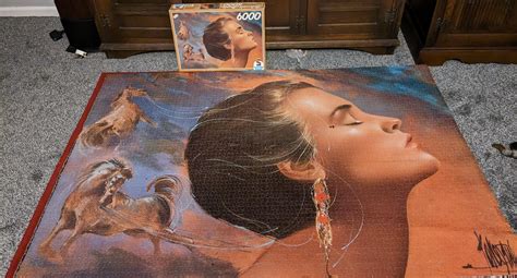 My hardest challenge yet. 6000 pieces by Schmidt. A beautiful yet near