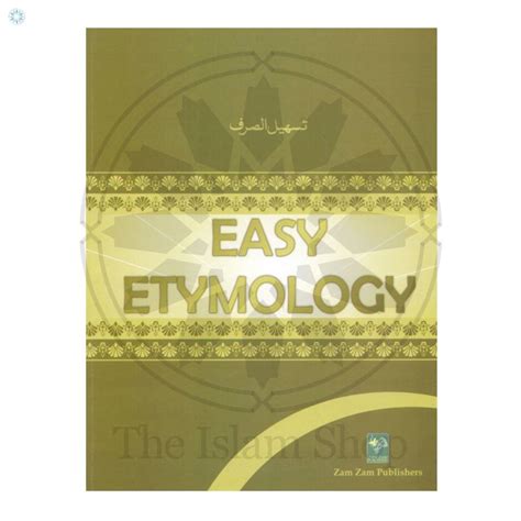 Books › Learning Language › Easy Etymology Tasheel Al Sarf, Arabic ...