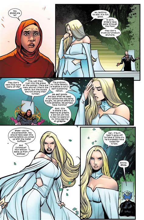 Comic Con De Emma Frost COMMENTARY: Emma Frost, A Note From The White