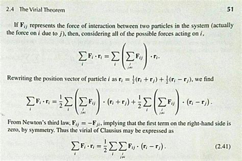 Deriving the Virial Theorem