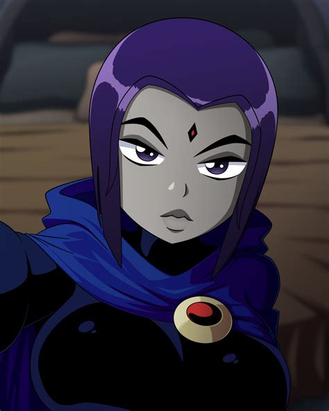 洪信真 | Original teen titans, Teen titans fanart, Raven teen titans