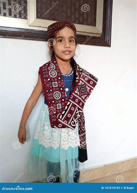 A Pakistani Little Girl with Smile Editorial Stock Photo - Image of