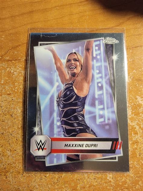 Maxxine Dupri 2025 Topps Chrome WWE #WD-MAX Women's Division - Gold