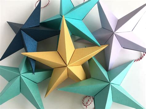 diy  paper stars decor cardstock warehouse