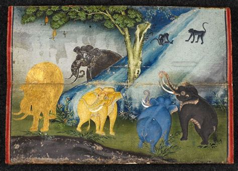 Hindu Cosmos - Indra Riding Airavata Elephant treatise ตำราช้าง ...