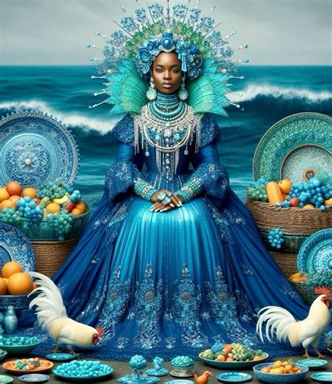 Yemaya in 2025 | African goddess, Black woman artwork, African culture