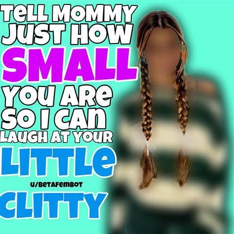 Tell Mommy Brooke just how small you are so she can laugh at your
