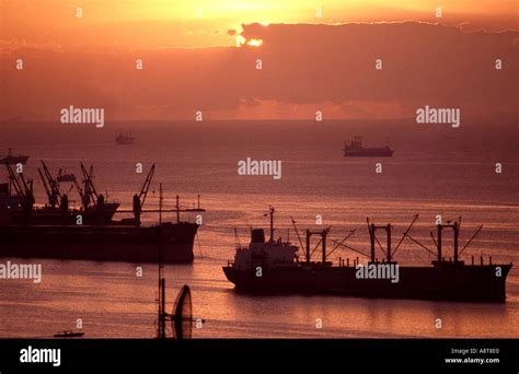 Sunset Manila Bay Manila Philippines Stock Photo - Alamy