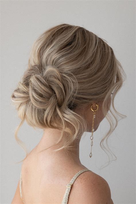 easy updo wedding hairstyle  long hair alex gaboury