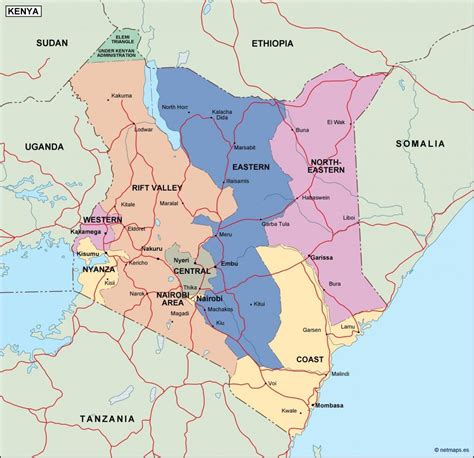 kenya political map vector eps maps eps illustrator map vector maps