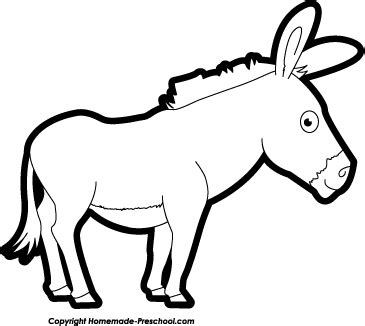 Free Donkey Clip Art Black And White, Download Free Donkey Clip Art ...