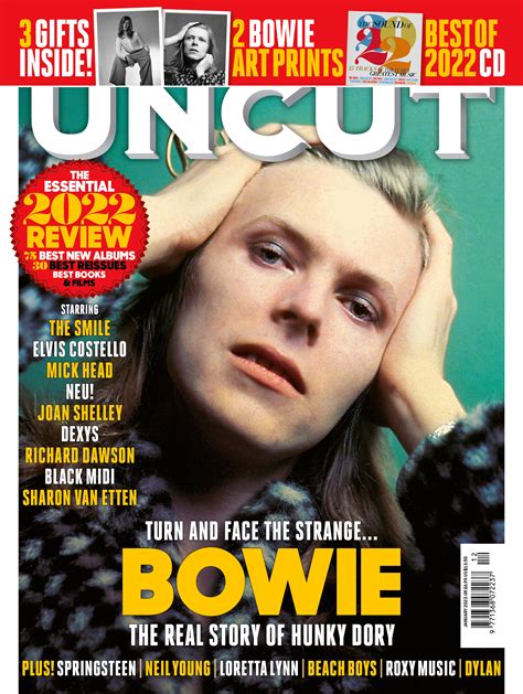 UNCUT Magazine Issue 308: January 2023 David Bowie + exclusive Hunky D