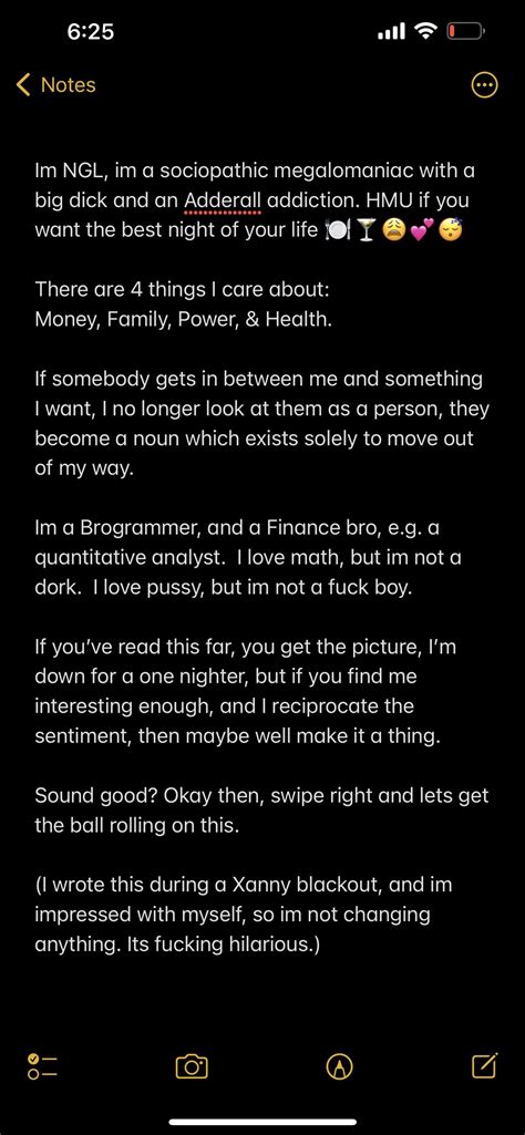 WWYD if you saw this crazy ass bio. : r/tinderstories