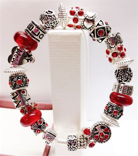 Pandora in Red | Pandora charm bracelet, Pandora charms, Pandora