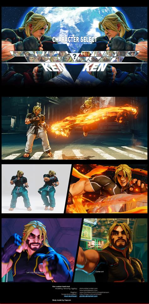 SFV Ken head mod by PFunkk on DeviantArt