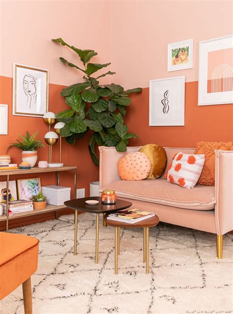 two colour combination for living room