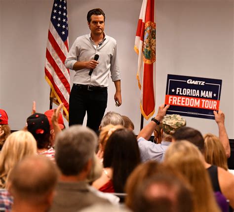 Brevard hosts first stop of Rep. Matt Gaetz 'Florida Man Freedom Tour'