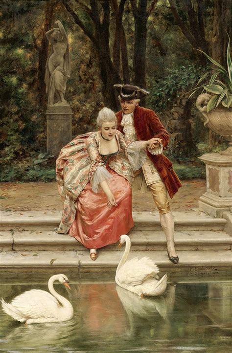 CHARLES JOSEPH FREDERICK SOULACROIX | Rococo art, Romantic paintings ...
