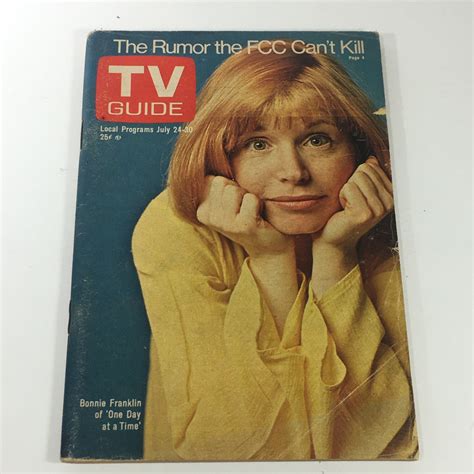 VTG TV Guide Magazines July 24-30 1976 Vol. 24 #30 - Bonnie Franklin