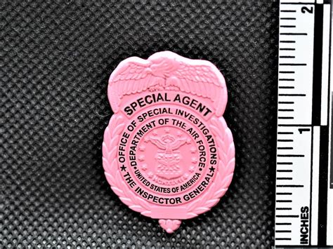 AFOSI Badge - Pink Lapel Pin – Tactically Suited