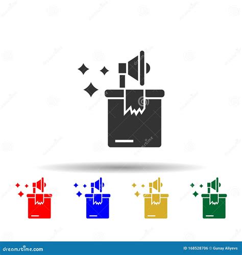 Online Marketing, Campaing Multi Color Style Icon. Simple Glyph, Flat