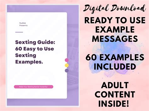 Sexting Guide: 60 Easy to Use Example Messages | Digital PDF | Simple