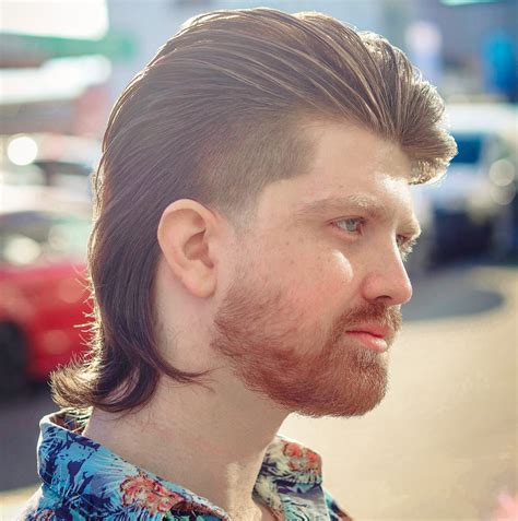 modern mullet burst fade straight hair
