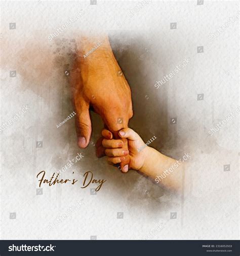 Dad And Son Holding Hands