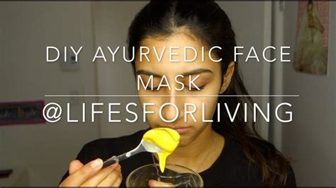 diy ayurvedic turmeric haldi face mask youtube