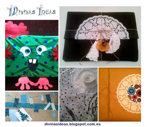 DIVINAS IDEAS: Paquetes para regalo decorados